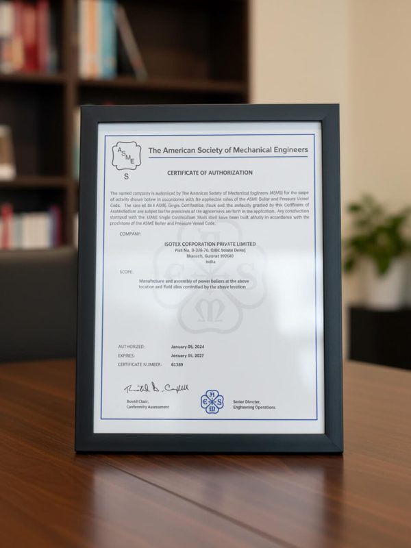 ASME Boiler and Pressure Vessel Code (BPVC) Section I S-Stamp Certification 1